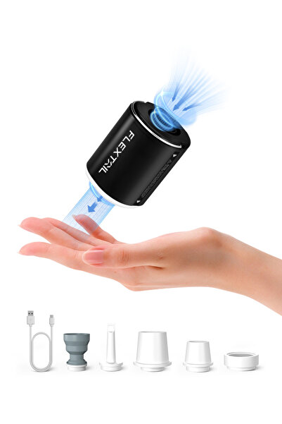 Choice مضخة هواء صغيرة سوداء اللون من نوع فليكستيل 2/2X - 4 كيلو باسكال، مضخة...