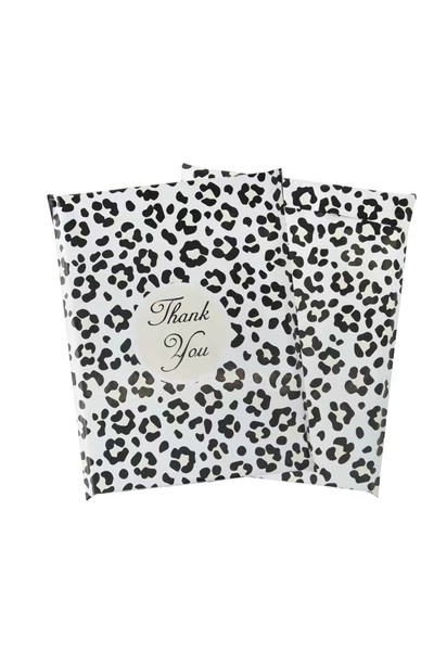 Choice 38x48x4CM 20PCS 20Pcs/Lots PE Leopard Print Printing Express Bags Pack...
