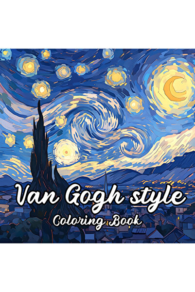 Choice 1pcs Bview Art Van Gogh Inspired Adult Coloring Book: Stress Relief Ar...