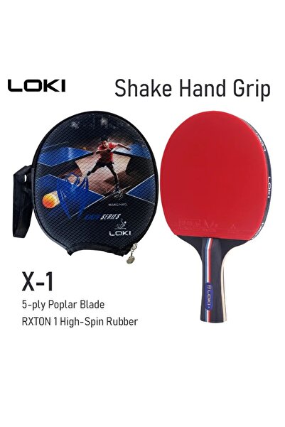 Choice X1 FL Grip LOKI Table Tennis Racket X Series 1 2 3 Stars Ping Pong Pad...