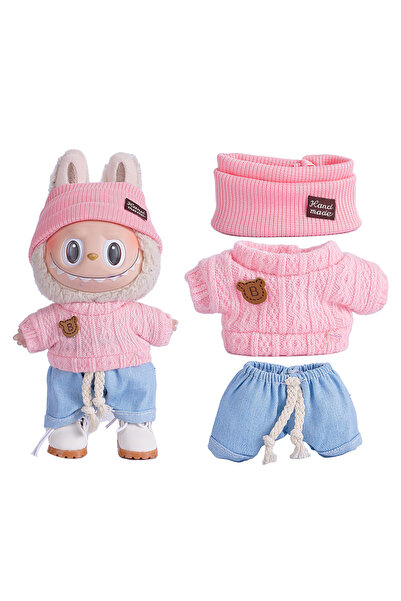 Choice لا تشمل الدمى NW591-YS-14 طقم ملابس وإكسسوارات لابوبو مقاس 6.7 بوصة قب...