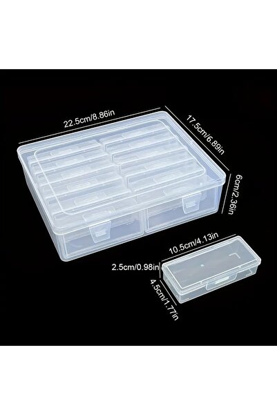 Choice 12G105H2260 6/12 adjustable rectangular storage boxes, suitable for cr...