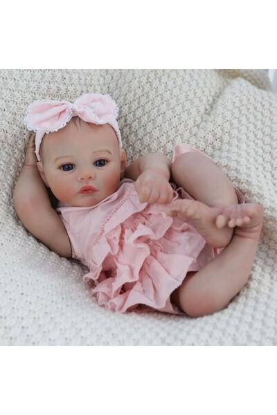 Choice دمية طفل حديث الولادة وردية اللون من نوع NPK، طولها 45 سم، ودمية طفل ح...