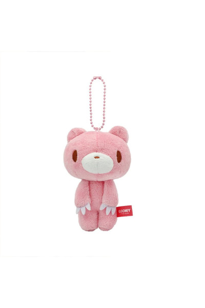 Miniso دمية دب وردي ناعمة 12 سم على شكل قلادة، لعبة دب لطيفة وناعمة على شكل د...