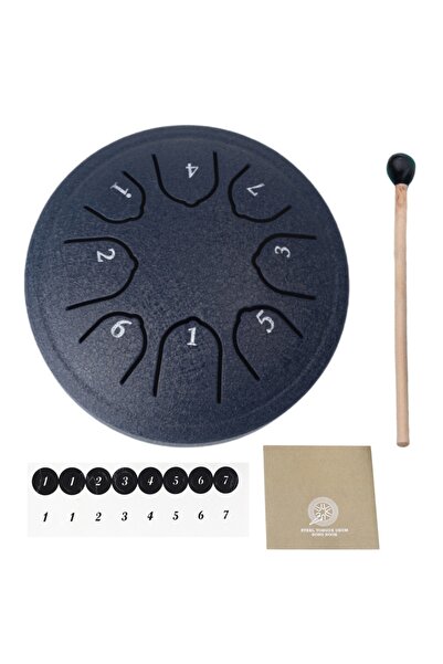 Choice طبلة هاندبان Miwayer ذات لسان فولاذي مقاس 4.5 بوصة، لون أزرق داكن | آل...