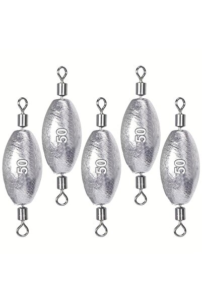 Choice 50 غرام - 5 قطع من أثقال صيد السمك، أثقال سحب، أثقال دوارة سريعة، زيتو...