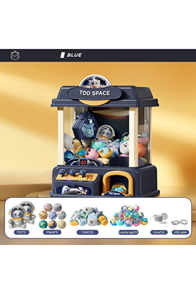 choice2 لعبة دمى زرقاء تعمل بقطع النقود المعدنية، لعبة صغيرة بمخلب، دمى، ماكي...