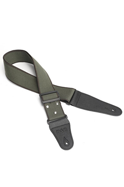 Choice green P&P Adjustable Pure Cotton Electric Guitar Strap Portable Cotton...