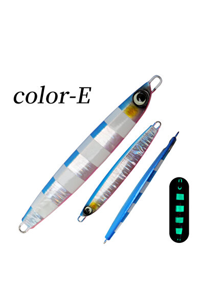 Choice طعم معدني جديد من تولو، 80 غرام، لون E، بطيء الغرق، 5 ألوان، عيون ثلاث...