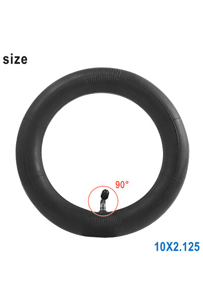 Choice إطار داخلي أسود مقاس 10x2.125 بوصة للدراجات البخارية الكهربائية، لإصلا...