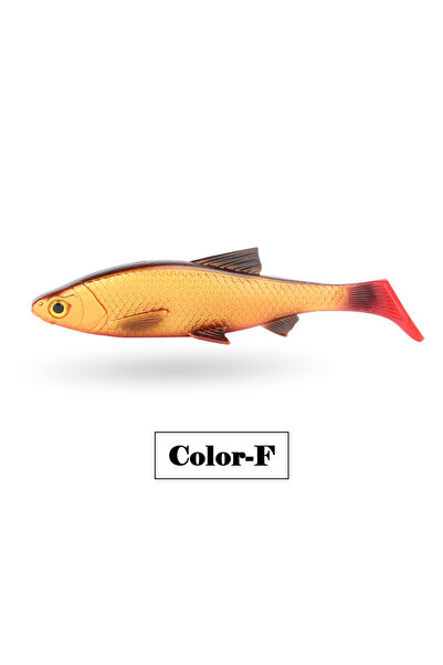 Choice طعم صيد بلاستيكي ناعم ثلاثي الأبعاد بطول 15.6 سم ووزن 40 غرام، لون F، ...