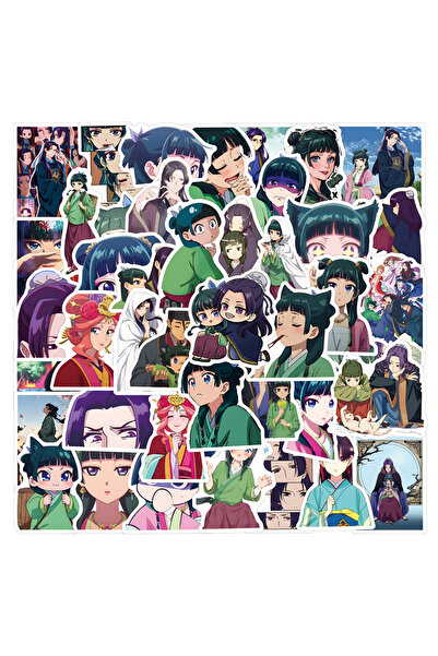 BANDAI 120 قطعة (10/30/50/120 قطعة) ملصقات أنمي "مذكرات ماوماو الصيدلانية" لل...