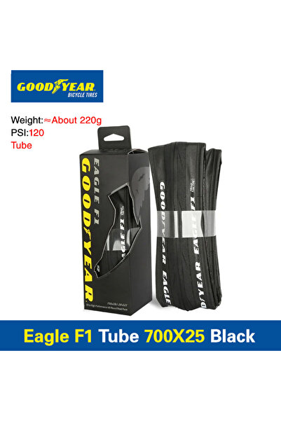 Choice إطارات دراجات قابلة للطي من نوع Goodyear Eagle F1 مقاس 700X25C باللون ...