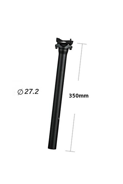 Choice4 27.2x350mm elitaone Bicycle Seat Post Carbon Lightweight 25.4/27.2/30...