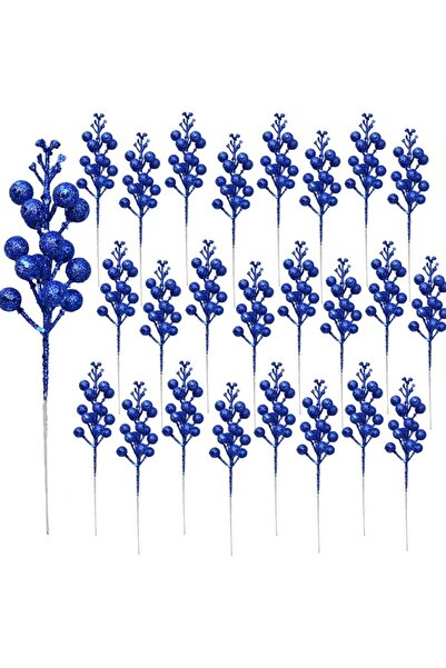 Choice 10pcs Blue 10pcs Christmas Decoration Artificial Berry Bouquet Xmas Tr...