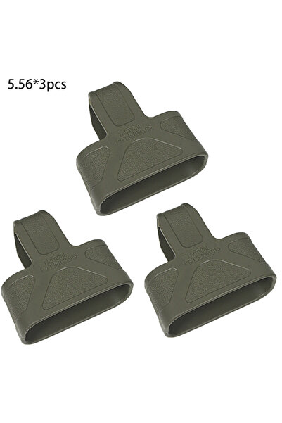 Choice7 5.56-OD-3PCS حلقات قفص سحب مخزن الذخيرة التكتيكية السريعة، 3 قطع، 9 م...