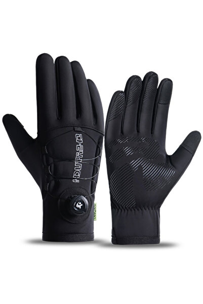 Choice قفازات شتوية دافئة سوداء مقاس XL من جي تي يو بايك للرجال والنساء، سميك...