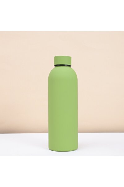 Choice 500ml Green 500ml Insulated Bottle Solid Color 304 Stainless Steel Jug...