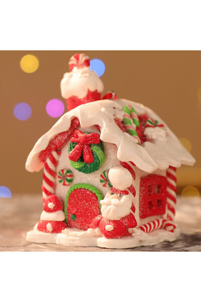 choice2 C Christmas Theme LED Pendant Snowman Gingerbread Santa Claus Light H...