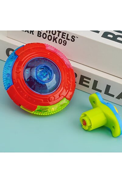 Choice Red Unique UFO Gyroscope Toy with Built-in Transmitter, Glowing Lights...