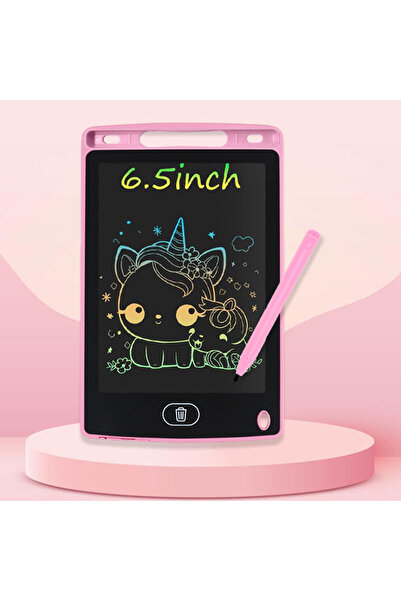 Choice14 لوح رسم رقمي بشاشة LCD مقاس 6.5 بوصة باللون الوردي، مناسب للأعمار من...