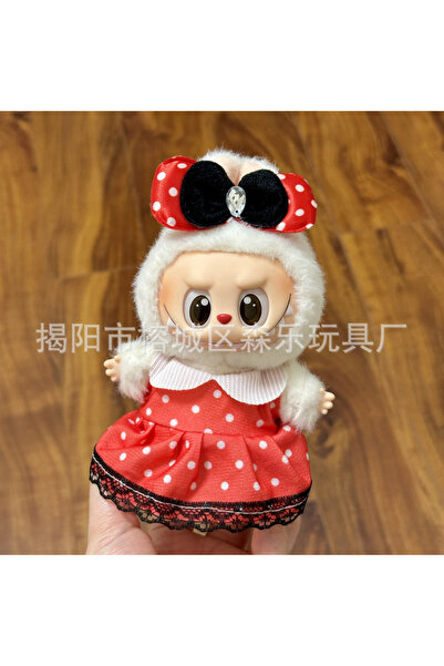 Choice ملابس فقط 7 لدمية لابوبو مقاس 17 سم V1V2، طقم فستان جديد مع بنطال بحما...