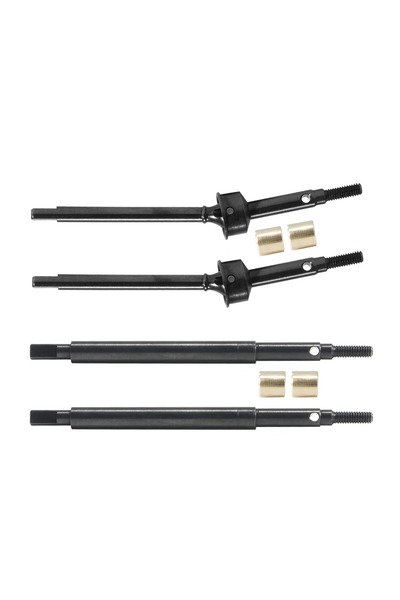Choice1 Black Set 1/18 TRX4M RC Crawler Hardened Steel Driveshaft 5mm Extende...