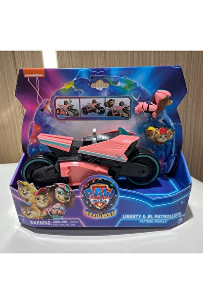 PAW PATROL 17700-2-ليبرتي، علبة أصلية 100%، سيارة ليبرتي جونيور باترولرز المميزة