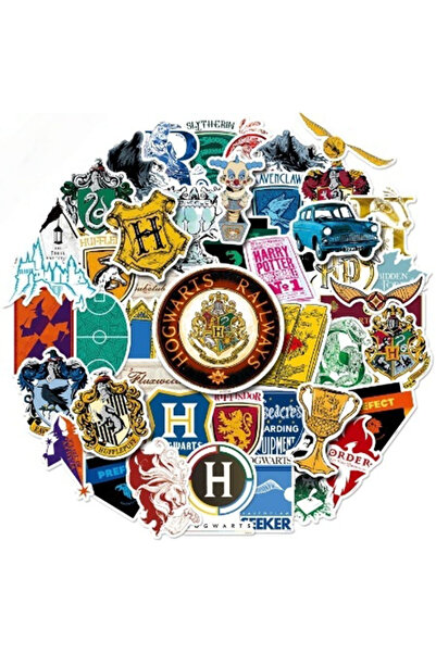 Choice1 0012-50PCS 50 قطعة ملصقات هاري بوتر لطيفة، هيرميون، رون، حيوانات كرتو...