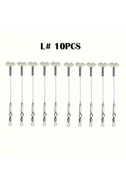 Choice مجموعة أدوات صيد السمك (10 قطع): 5/10 قطع من دعامات التوازن المضيئة عل...