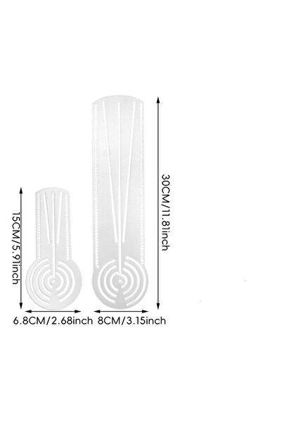 Choice 30cm Mandala Drawing Stencil - Professional Geometry Pattern Ruler Kit...