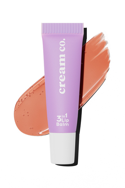 Cream Co. 3-in-1 Lippenbalsam: Pflegend, mit Hyaluronsäure, feuchtigkeitsspen...