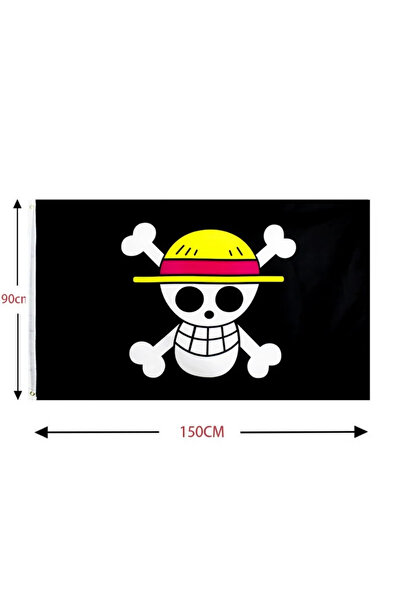 choice2 Bandai A New One Piece 90*150CM Polyester Pirate Monkey D.Luffy Skull...