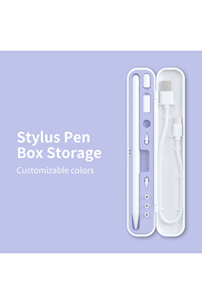 Choice PURPLE 5 Colors Available iPad Pencil Case Drop Protection Case for Pe...