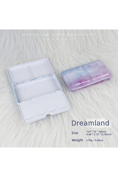 Choice Dreamland SeamiArt 1pc Empty Portable Folding Metal Watercolor Paint B...