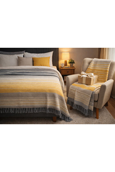 AKSU Pătură TV Cadou Pătură dublă din bumbac 180x220