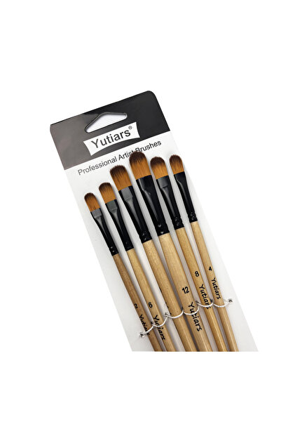 Choice filbert head Yutiars Professional Artist Paint Brush Set - 6 PCS, Nylo...