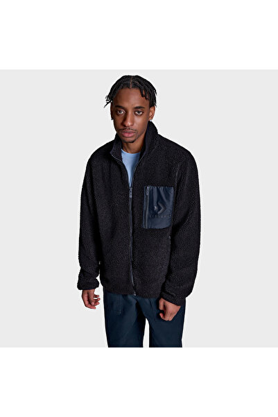 Converse Contrast Sherpa Erkek Siyah Ceket