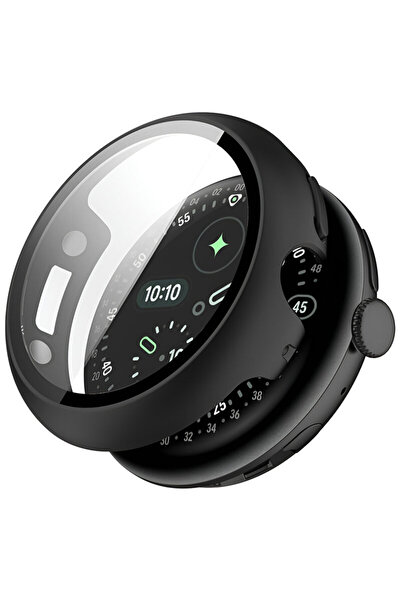 Techsuit 360° Package Case + Film for Google Pixel Watch 4 45mm Defense, Black