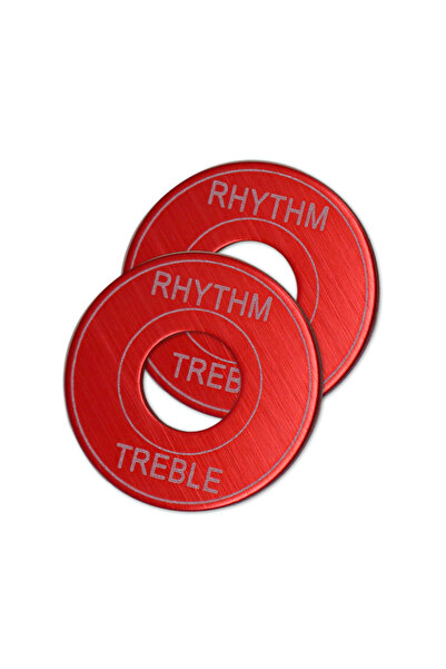 Choice Red 2Pcs Guitar Toggle Switch Ring Aluminum Alloy 3 Way Toggle Switch ...