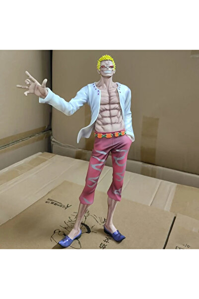 BANDAI مع علبة، مجسم شخصية أنمي ون بيس دون كيهوتي دوفلامينغو بطول 29 سم، مصنو...