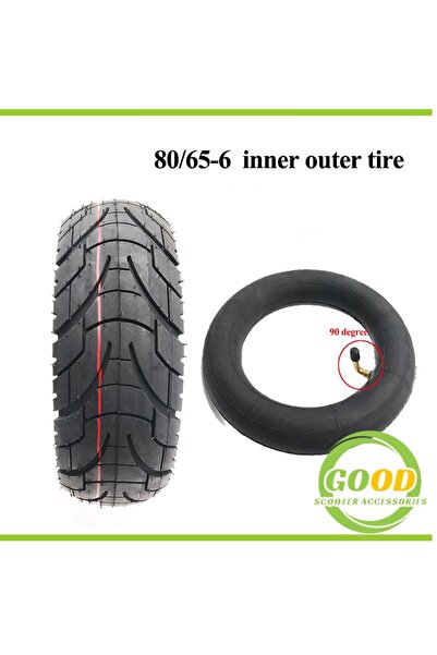 choice2 80 65-6 a set 90D 80/65-6 Tires Inner Tube Outer Tyre 10x2.50/3.0 Upg...
