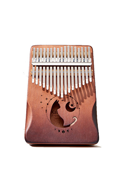Choice 17 Keys Cat Miwayer 17/21 Keys Cat Kalimba Thumb Piano, Mahogany Wood,...