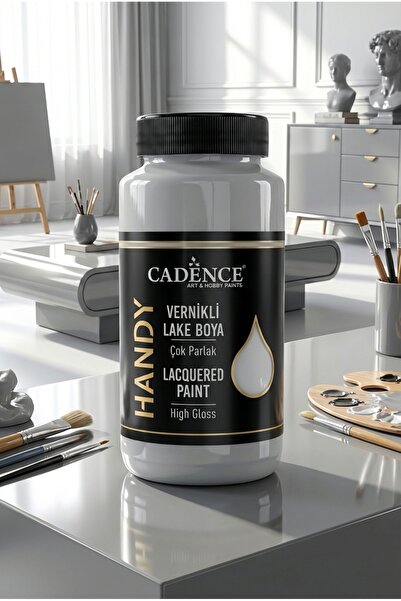 Cadence Handy Lake Parlak L056 Gri 450 ml Boya Tüm Yüzeyler İçin Kokusuz Vern...