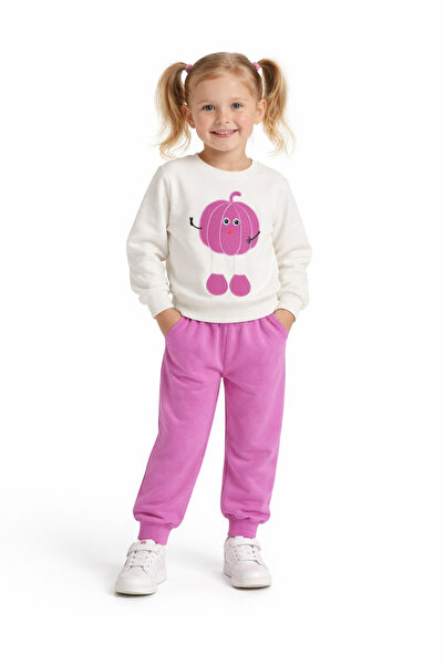 mb kids Set de trening pentru fete și băieți cu broderie de dovleac