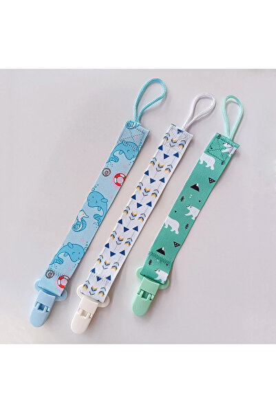Choice1 NOD-3PCS 1/3 Piece Cartoon Fabric Baby Pacifier Chain Children's Toy ...