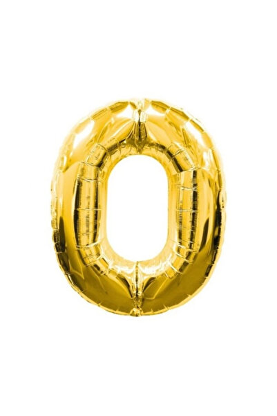 CT STONES Gold Yellow Foil Number Balloon 1 Meter