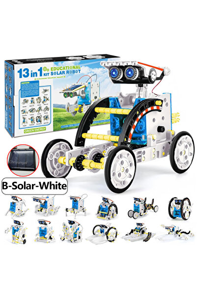 choice2 مجموعة روبوتات بي-سولار-وايت STEM، 12 في 1، ألعاب تعليمية وتجارب علمي...