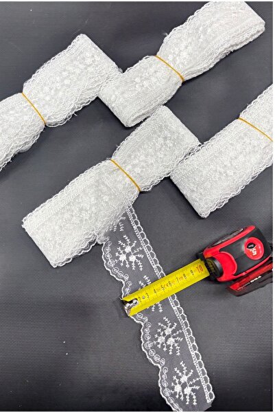 Muensu 1 Roll White Market Model Tablecloth Guipure, Tulle Guipure, French Gu...