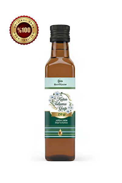 bh bayhekim Bayhekim Keten tohumu yağı soğuk sıkım -250 ml
